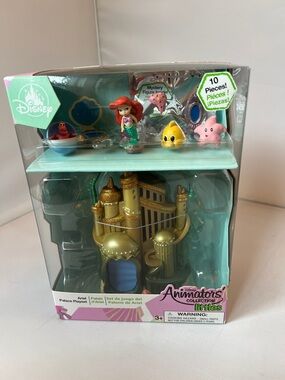 Disney Little Mermaid Ariel Palace Animators Collection Littles Playset - NIB